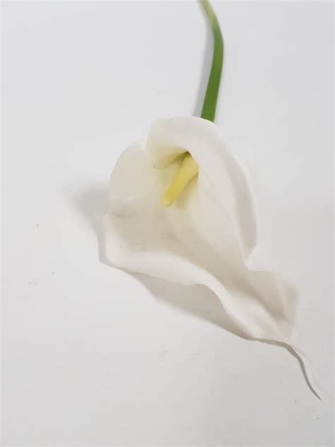 Calla Lily Large White Real Touch Cm Desflora