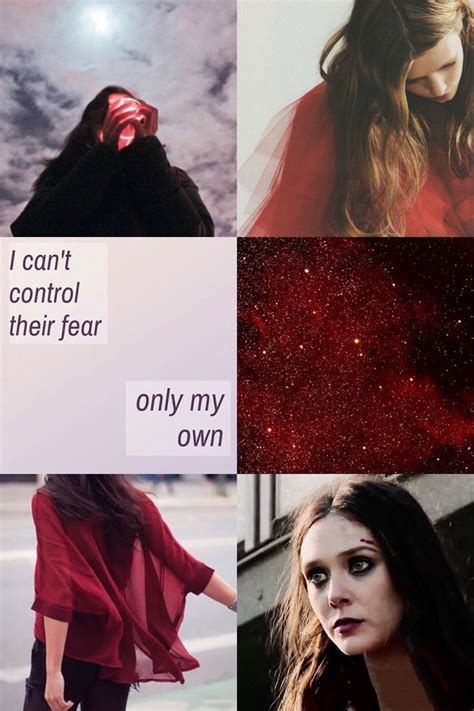 Scarlet Witch Mood Boards Fear Aesthetics Marvel Movie Posters