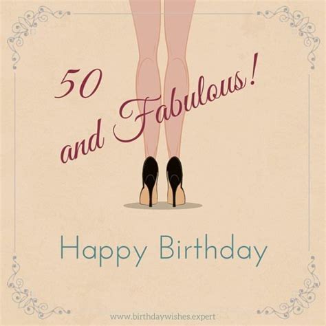 50 And Fabulous Happy Birthday