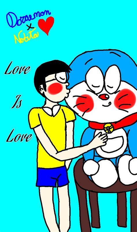 Doranobi Kiss Doraemon X Nobita Doraemon Cartoon Doraemon Bubble Bobble