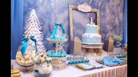 Stumped on how to decorate your christmas tree this year? Creative Winter wonderland birthday party - YouTube