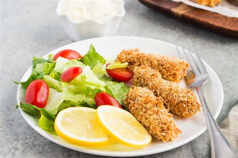 Baked Crispy Fish Sticks Quick And Easy Delicious Meets Healthy