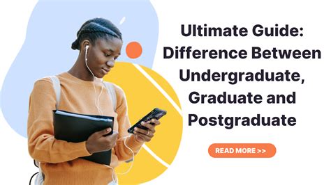 Difference Between Undergraduate Graduate And Postgraduate