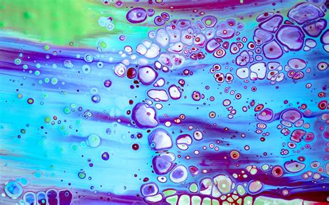 Download Wallpaper 3840x2400 Stains Bubbles Paint Liquid