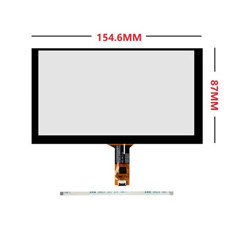 6 2 7 8 9inch Gt911 6 Pin Capacitive Touch Screen Digitizer For Car Dvd