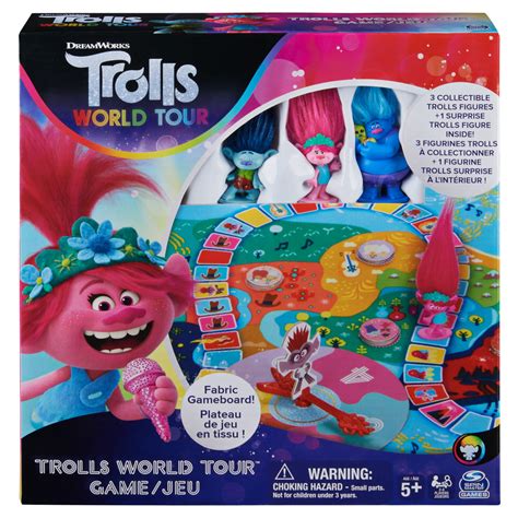Trolls World Tour Cooperative Strategy Board Game For Families And Kids