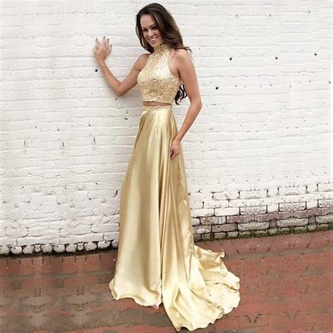 Gold Prom Dresses Formal Dresses Wedding Party Dressessweet 16