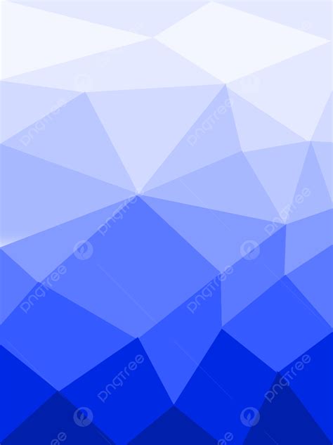 Vector Blue Gradient Low Polygon Irregular Geometric Abstract