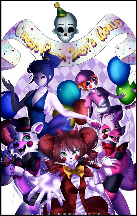 Fnaf Sl Welcome To Circus Pizza Baby World By Alicerein On