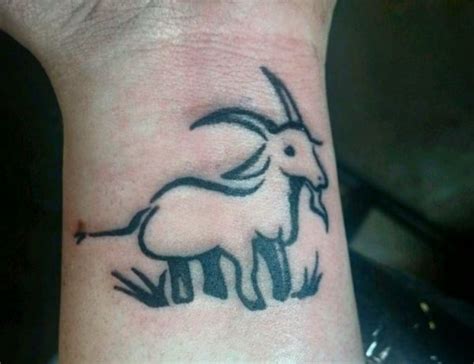 20 Stunning Goat Tattoos And Their Meanings Tattoos For Lovers
