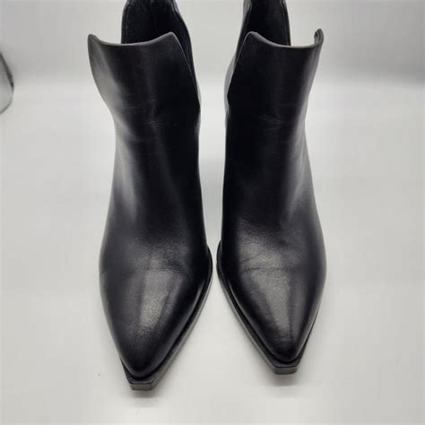 Vince Camuto Shoes Vince Camuto Women Size 95m Shoes Gigietta Bootie Black Leather Pointed