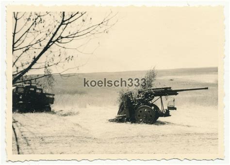 Foto Russisches Flak Artillerie Gesch Tz An Der Ostfront Wehrmacht