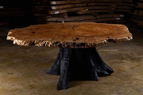 Maple Burl Dining Table Kelly Maxwell Designs