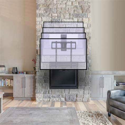 Mantelmount Mm700 Pro Above Fireplace Pull Down Tv Mount