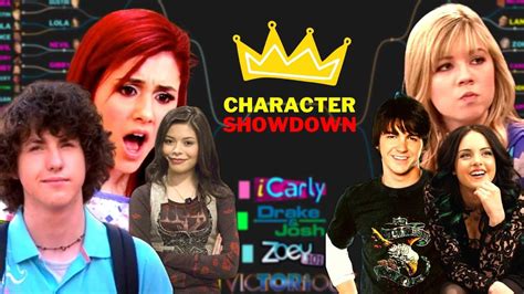 64 Characters From Icarly Victorious Zoey 101 And Drake And Josh In A