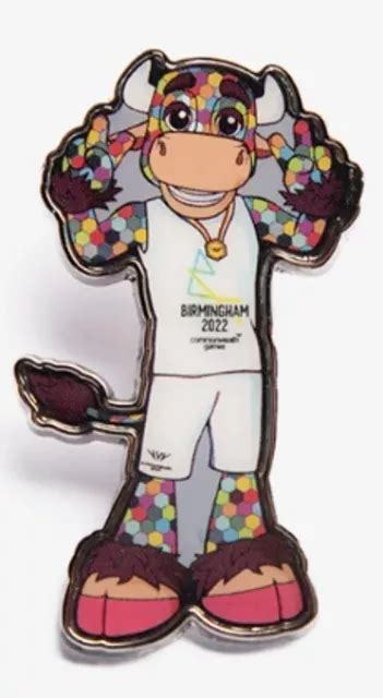 Birmingham Commonwealth Games 2022 Mascot Perry Thumbs Up Badge New