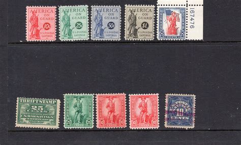 10pc Us Postal Savings Stamps Scps11 Ps13 Ps6 Id1055 Ebay