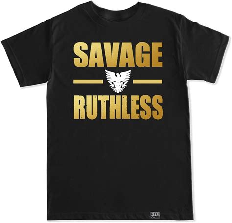 Ftd Apparel Mens Savage Ruthless T Shirt Clothing
