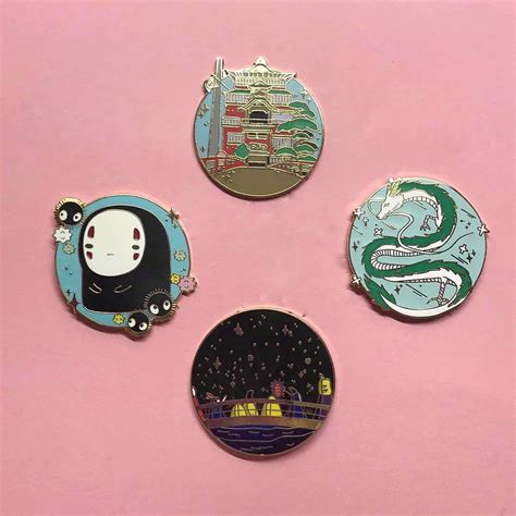Studio Ghibli Hard Enamel Pins On Storenvy