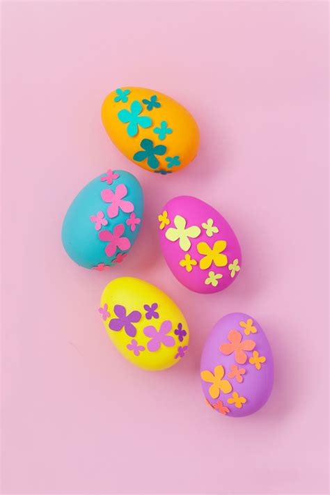 Paper Flower Easter Eggs Tell Love And Party