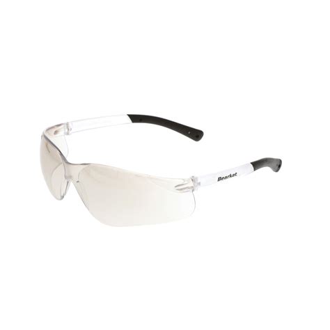 Mcr Safety Bearkat® Bk119 Scratch Resistant Safety Glasses Universal Black Frame I O Clear