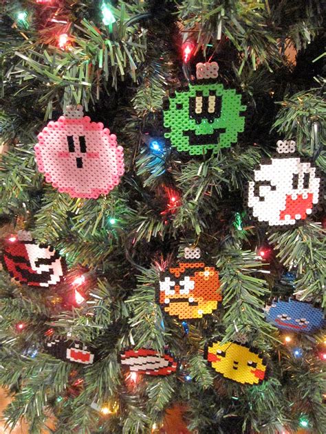 Geek Art Gallery Crafts Nintendo Christmas Ornaments