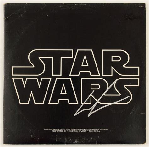 Lot Detail George Lucas Signed Star Wars Movie Sound Track Album