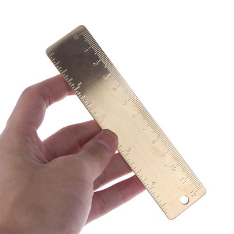Buy 1 Pcs Mini Vintage Brass Ruler Bookmarks Mini