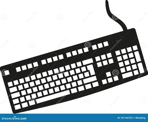 Computer Keyboard Vector Stock Vector Illustration Of Keyboard 107160762