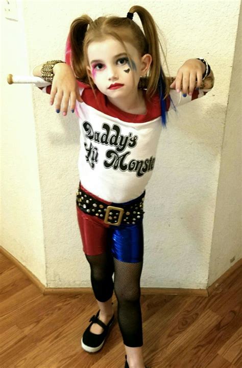 Diy Harley Quinn Costume For Kids Halloween Costumes For Kidsgirls