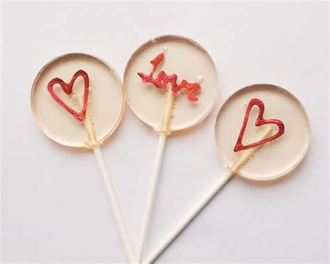 Love Heart Lollipop Favours Little Lollipop Shop