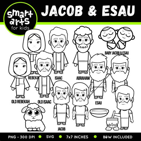 Jacob And Esau Clip Art Educational Clip Arts And Bible Stories