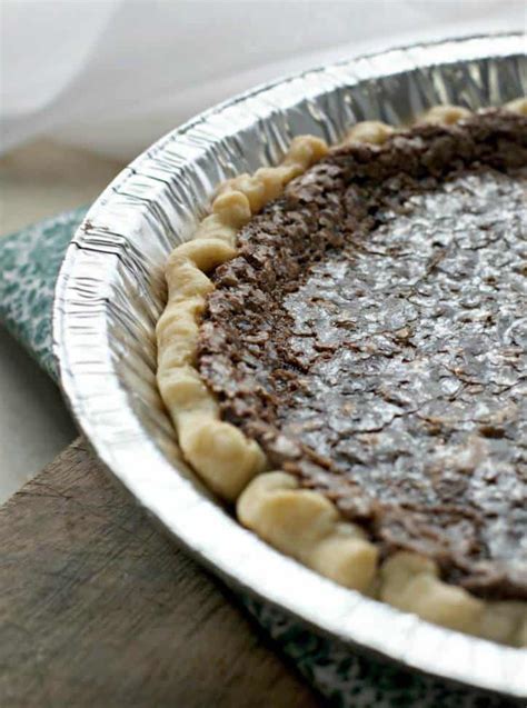 Spread evenly in pie crust. paula deen chocolate chess pie