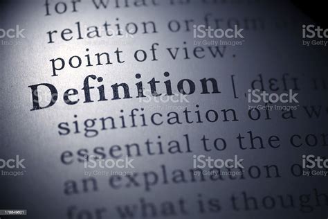 Definition Stock Photo - Download Image Now - iStock