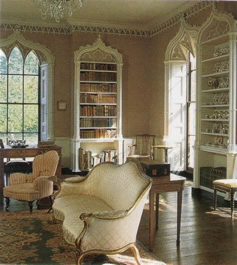 Bookshelves With Style Gothick Library At Milton Manor Oxfordshire