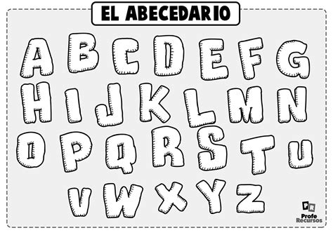 Fichas Del Abecedario Para Colorear Listos Para Imprimir