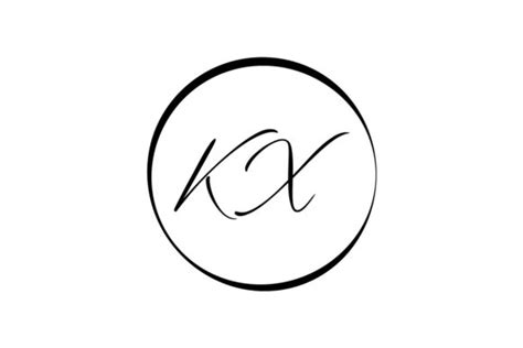 initial letter kx logo design graphic by rana hamid · creative fabrica