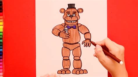How To Draw Freddy Fazbear Five Nights At Freddys