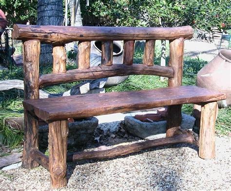 15 Awesome Rustic Wood Garden Bench Ideas Go Travels Plan Rustic