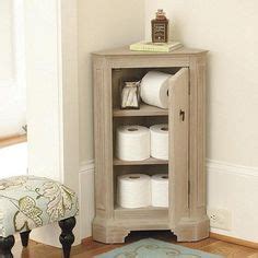 This tissue corner stand cabinet offers ample storage space with 1 top tissue compartment, 2 bottom shelves. Maximize storage space in small bathrooms with our ...