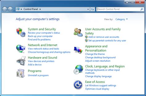 The Control Panel In Windows How To Switch To The Classic Windows Xp