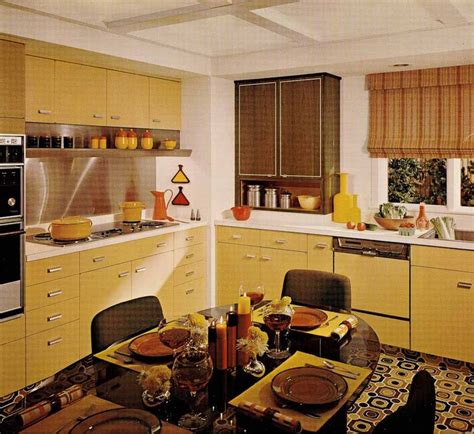 1970s Kitchen Design One Harvest Gold Kitchen Decorated In 6 Distinct 70s Styles Retro