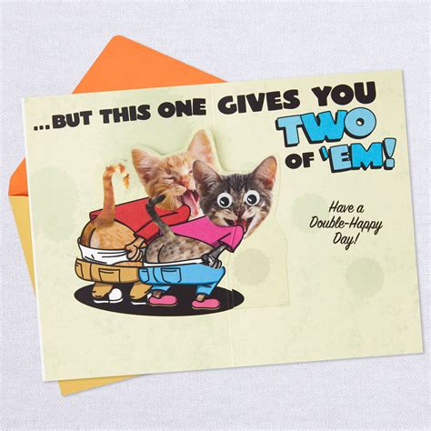 Cheeky Cats Pop Up Birthday Card From Both Greeting Cards Hallmark