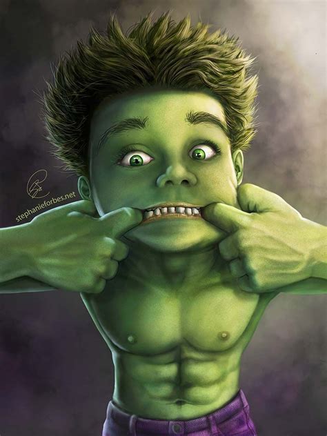 Baby Hulk Rubyart Hulk Art Hulk Avengers Hulk