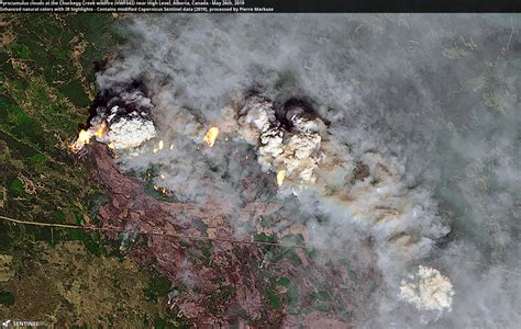 Striking Satellite Imagery Reveals Multiple Wildfires Blazing Across