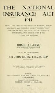 An act relating to insurance. The National insurance act, 1911 | Open Library