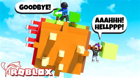 1st To Fall Off The Cube Is A Noob Roblox Youtube
