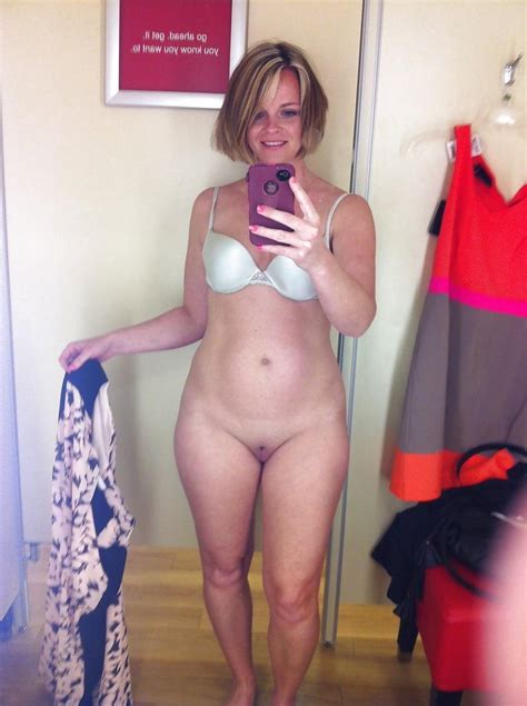 Blonde Milf Nude Selfie In Changing Room Nudemilfselfie Com