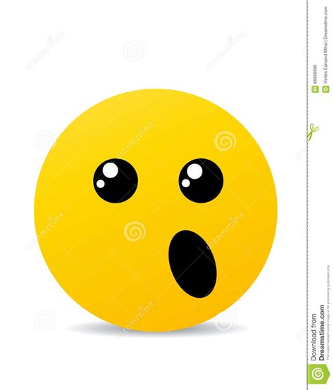 Modern Yellow Laughing Happy Smile Stock Vector Illustration Of