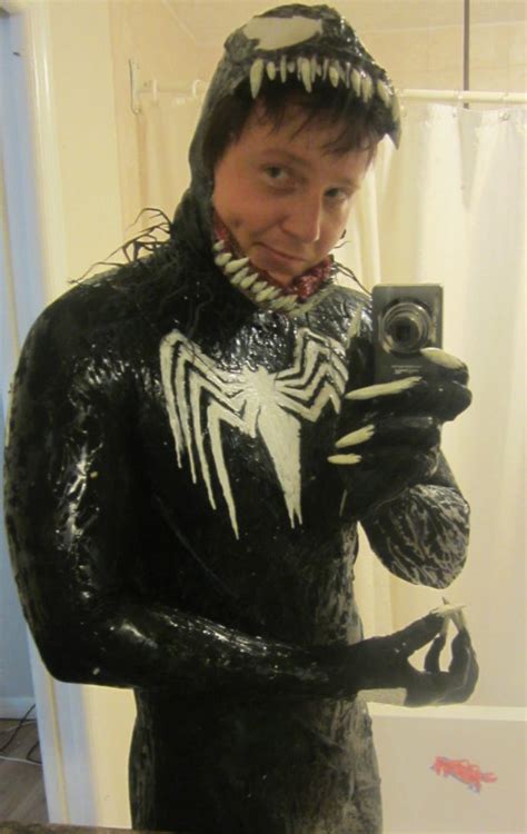 Me In My Venom Costume By Symbiote X On Deviantart